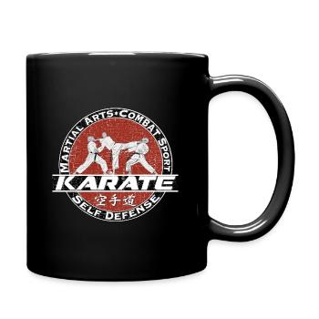 Karate Martial Arts Vintage - Full Colour Mug - black - Right