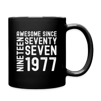Génial depuis 1977 Année du cadeau d’anniversaire - Mug uni - noir - Droite