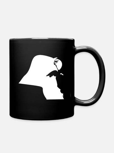 Kuwait map flag - Full Colour Mug - black