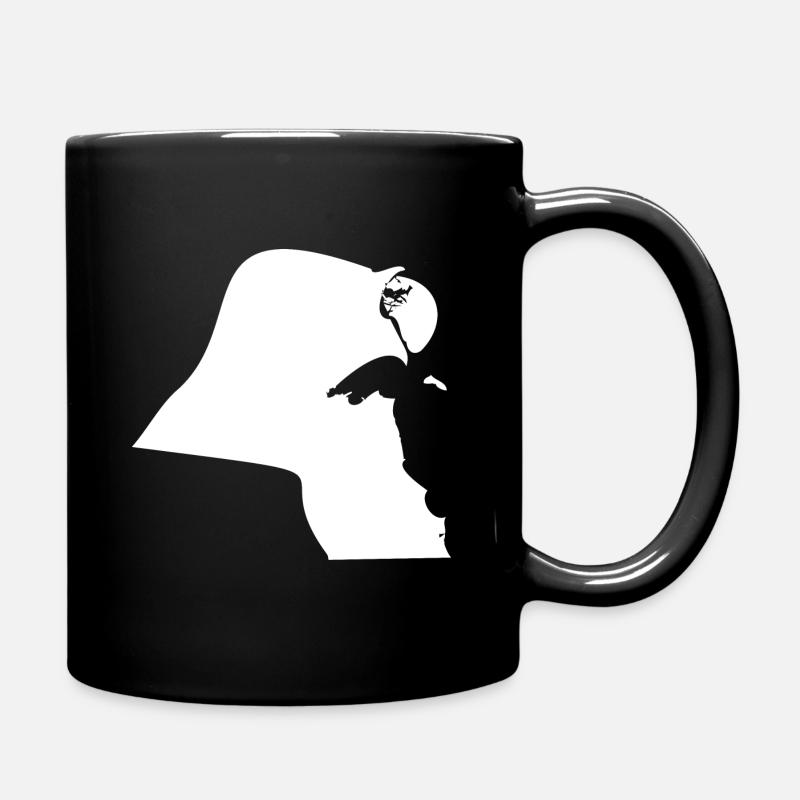 Drapeau de carte du Koweït - Mug uni - noir