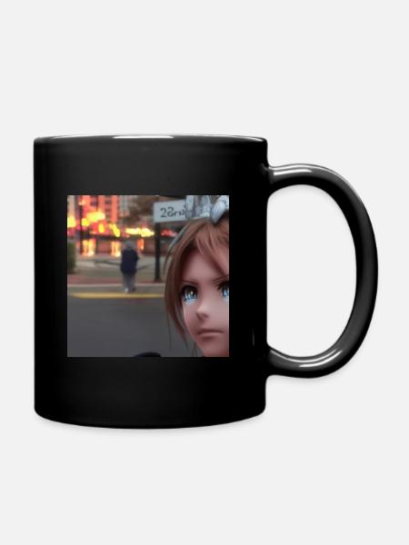 Disaster Anime Girl - Tasse einfarbig - Schwarz