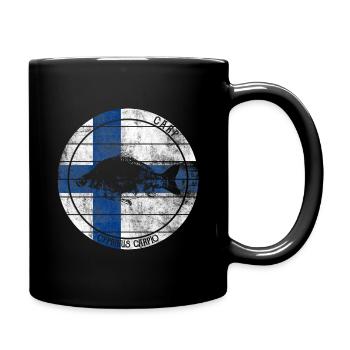 Carp Fish Fishing Finlande - Mug uni - noir - Droite