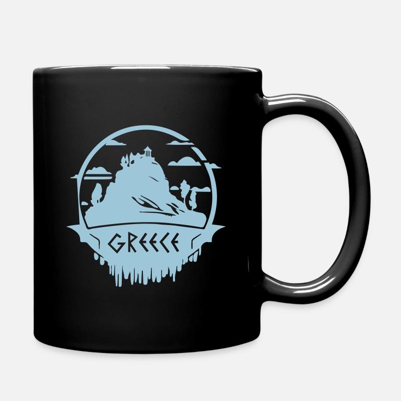 Greece - Full Colour Mug - black