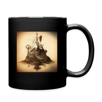 What do you see? - Full Colour Mug - black - Right