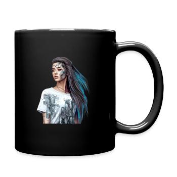 Stay Wild - Tasse einfarbig - Schwarz - Rechts