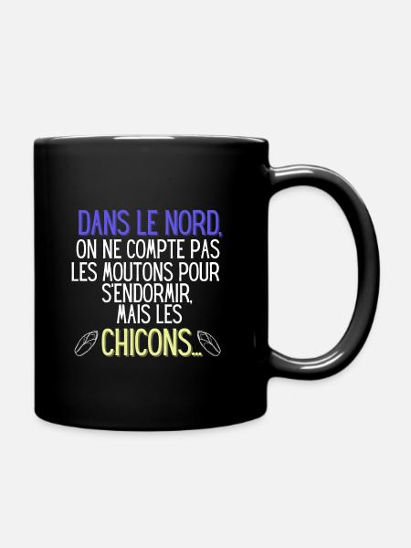 Dans le nord,on ne compte pas les moutons - Mug uni - noir