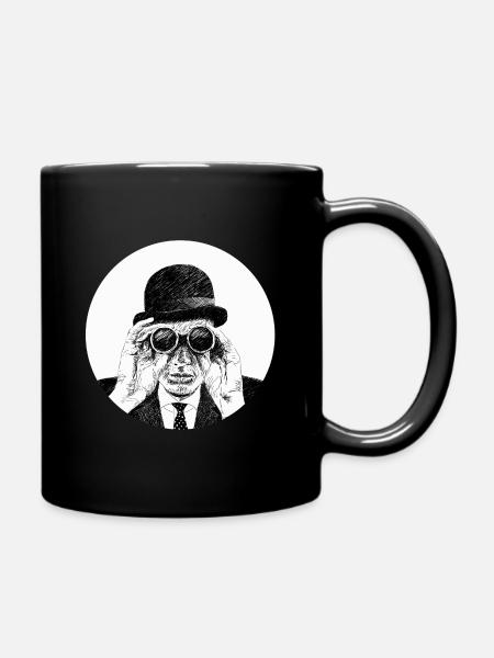 Spion - Tasse einfarbig - Schwarz