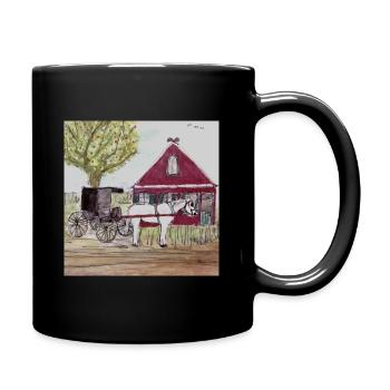 AMISH - Tasse einfarbig - Schwarz - Rechts