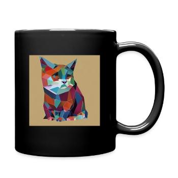 Origami - Full Colour Mug - black - Right