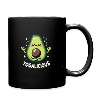 Avocado Zen - Full Colour Mug - black - Right