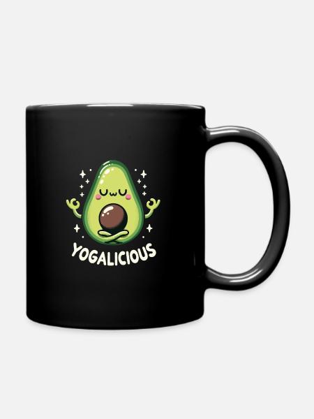 Zen à l’avocat - Mug uni - noir