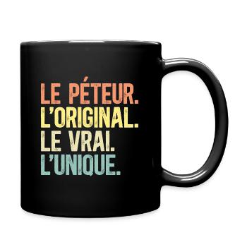 Le Péteur L'Original Le Vrai L'Unique Homme - Mug uni - noir - Droite