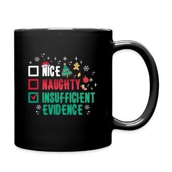 Christmas Xmas Saying Humor Funny Funny - Full Colour Mug - black - Right