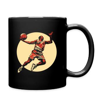 Slam Dunk Meisterwerk - Tasse einfarbig - Schwarz - Rechts