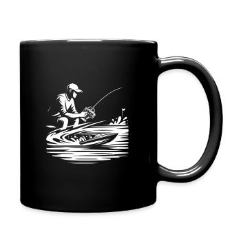remote-controlled boat - Full Colour Mug - black - Right