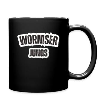 Wormser Jungs - Tasse einfarbig - Schwarz - Rechts