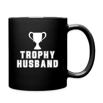 Ehemann Bräutigam Heirat Hochzeit Geschenkidee - Tasse einfarbig - Schwarz - Rechts