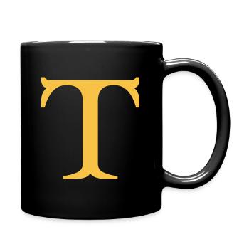 T - Full Colour Mug - black - Right