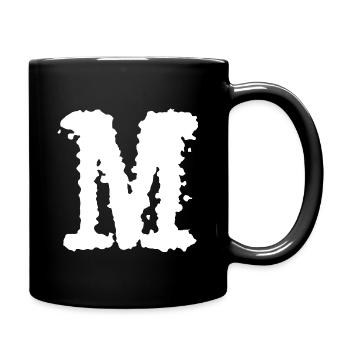 M - Tasse einfarbig - Schwarz - Rechts