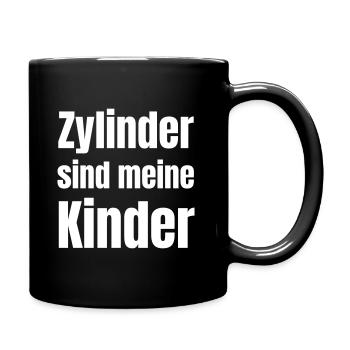 Les chapeaux haut-de-forme sont mes enfants - Mug uni - noir - Droite