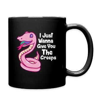 Pastel Goth Creepy Vibe - Tasse einfarbig - Schwarz - Rechts