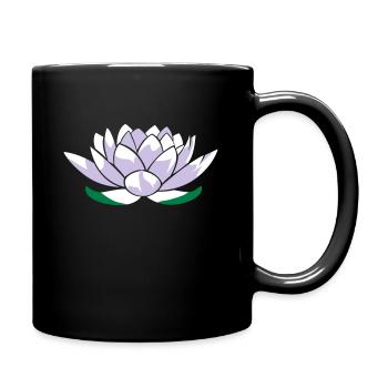 Lotus - Full Colour Mug - black - Right