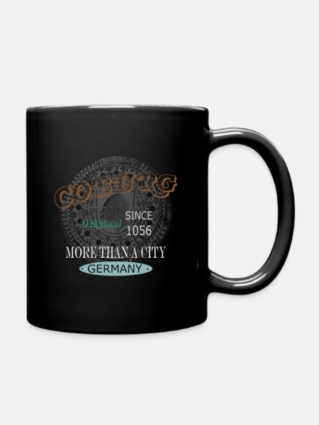 Authentic Coburg tuerkis best for black - Mug uni - noir