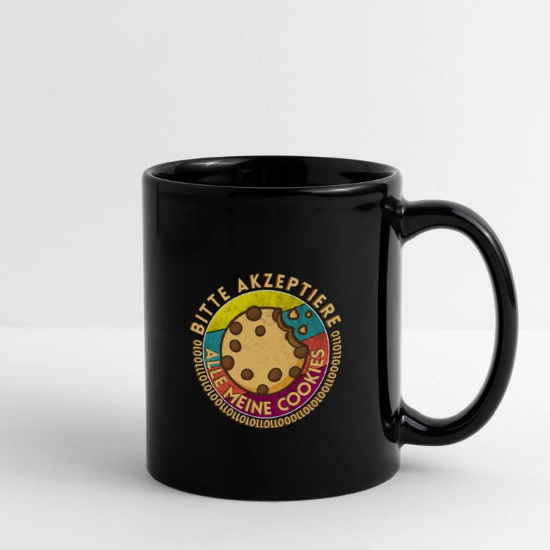 Retro Informatiker Coding Admin Sprüche Tasse einfarbig