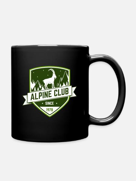 alpine club - Full Colour Mug - black