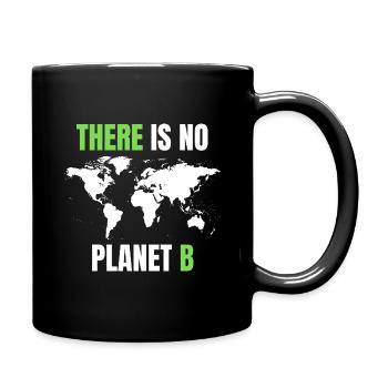 Environnement No Planet B - Mug uni - noir - Droite