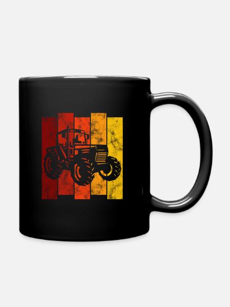 Tracteurs de ferme tracteurs tracteurs tracteurs bauer - Mug uni - noir