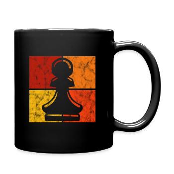 Jeu d’échecs rétro jeu d’échecs jeu d’échecs - Mug uni - noir - Droite