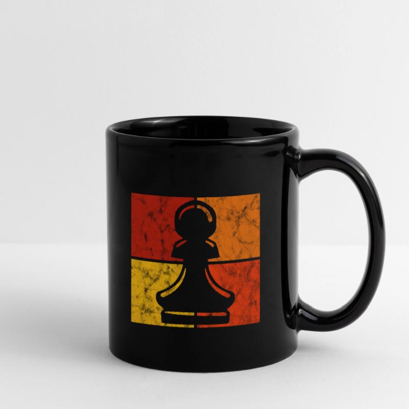 Jeu d’échecs rétro jeu d’échecs jeu d’échecs Mug uni