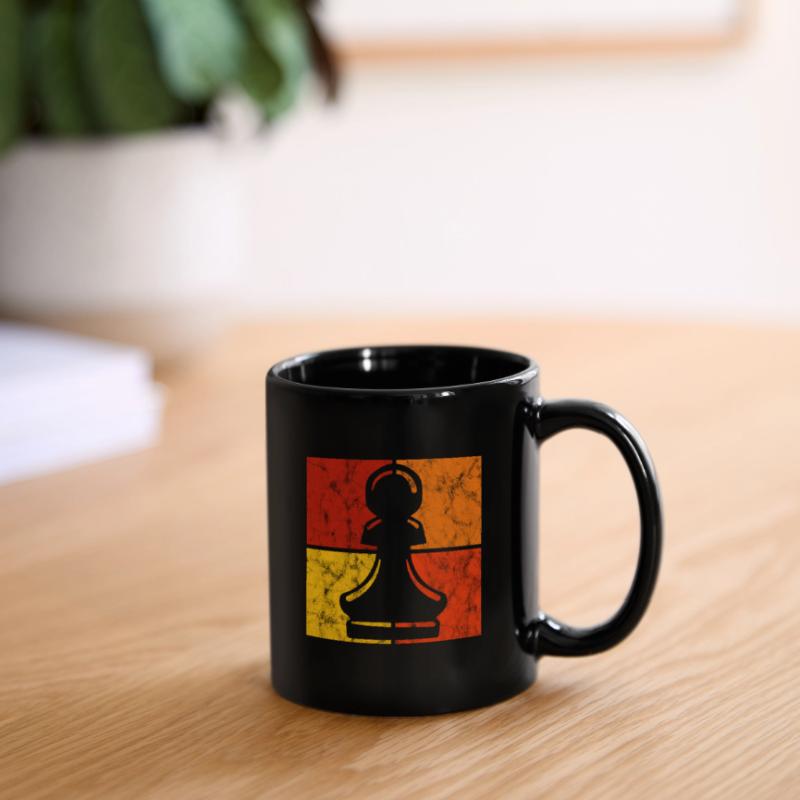 Jeu d’échecs rétro jeu d’échecs jeu d’échecs Mug uni