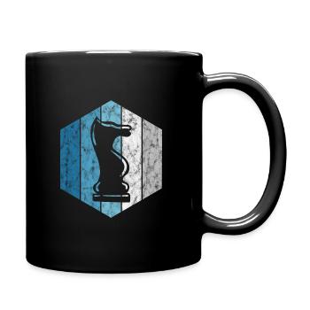 Échecs schachmatt rétro échecs échecs - Mug uni - noir - Droite