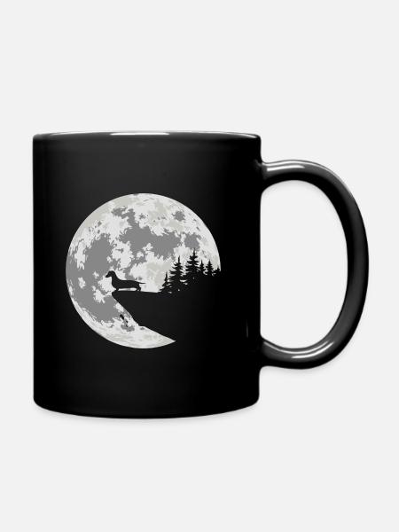 Dachshund - Full Colour Mug - black
