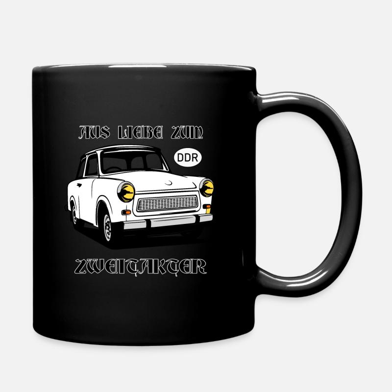 Trabant Trabi Auto - Tasse einfarbig - Schwarz