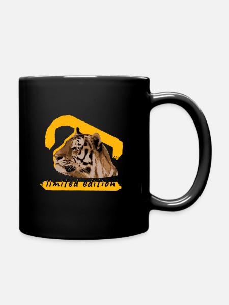 limited edition tiger - Tasse einfarbig - Schwarz
