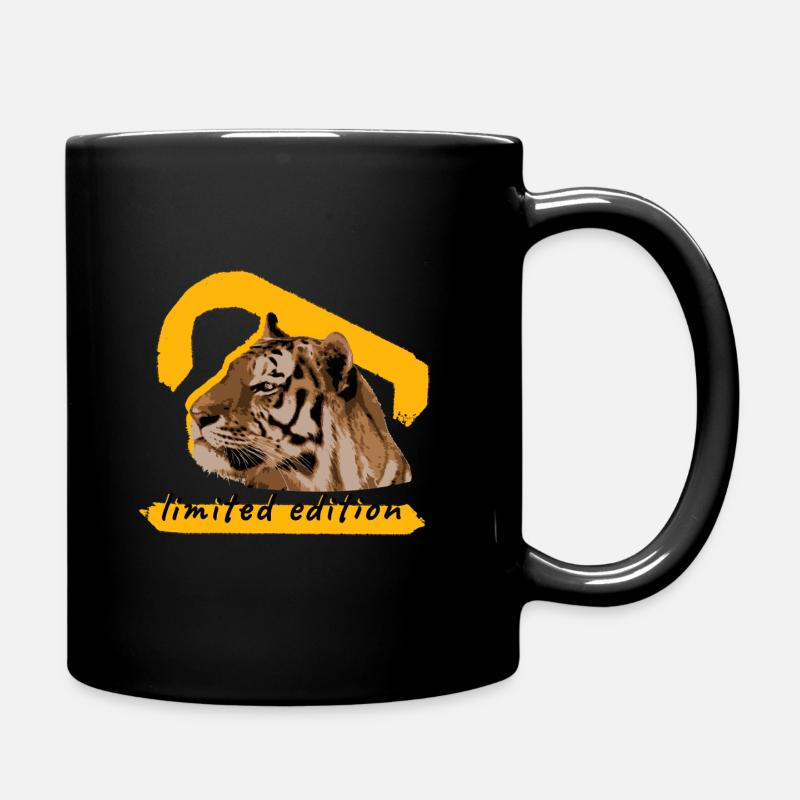 limited edition tiger - Tasse einfarbig - Schwarz