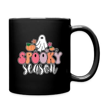 Groovy Ghost Spooky Season T-Shirt - Mug uni - noir - Droite