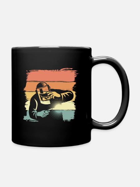 Soudage rétro vintage welder legend - Mug uni - noir