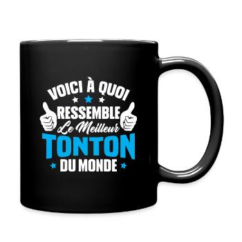 Voici à Quoi Ressemble le Meilleur Tonton du Monde - Mug uni - noir - Droite