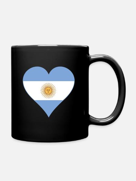 Argentine Coeur - Mug uni - noir