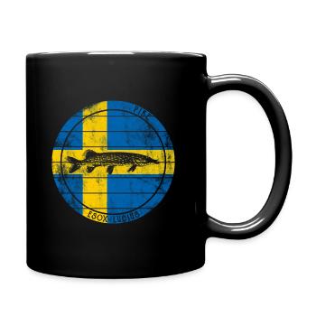 Pike Predator Rétro Vintage - Mug uni - noir - Droite