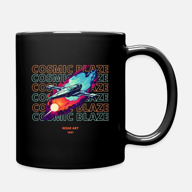 Flamme cosmique - Mug uni - noir
