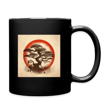 Bonsai Enso Japan - Full Colour Mug - black - Right