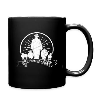 Führungskraft Schäfer Schafzüchter Schaf Hirte - Tasse einfarbig - Schwarz - Rechts
