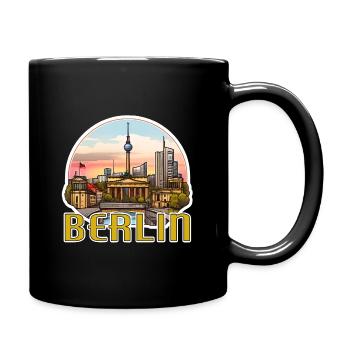 Berlin Capital - Full Colour Mug - black - Right
