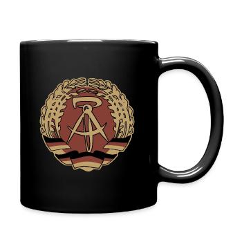 Armoiries de la RDA, Est, cadeau Ossi - Mug uni - noir - Droite
