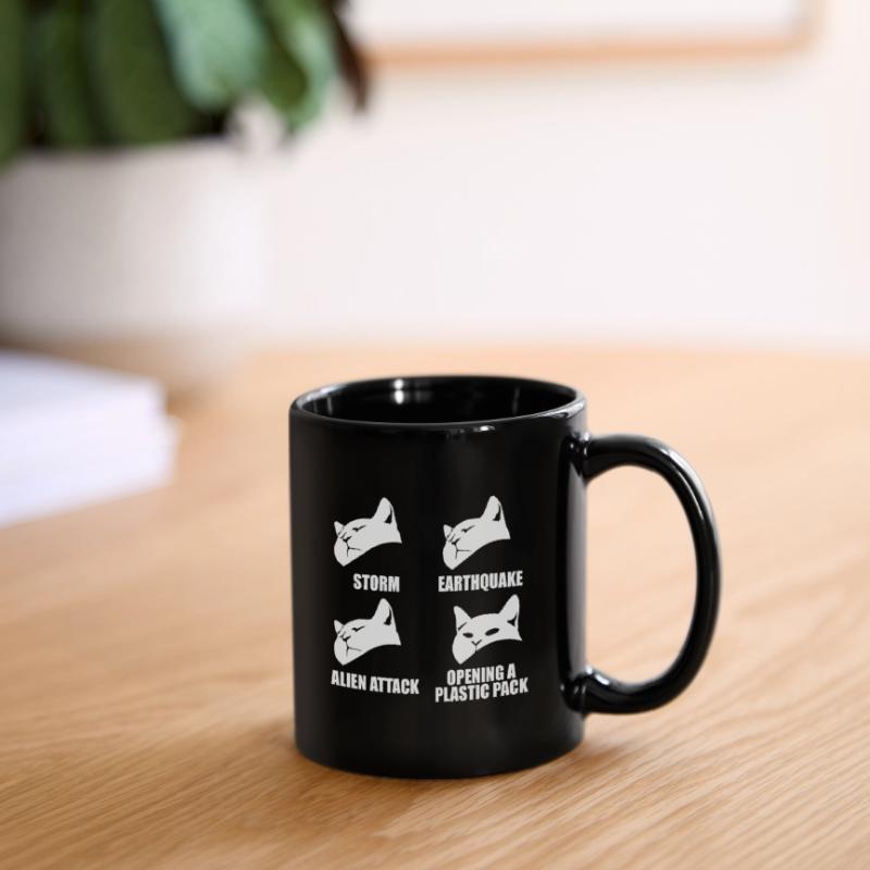 Cat - selective perception - saying Full Colour Mug